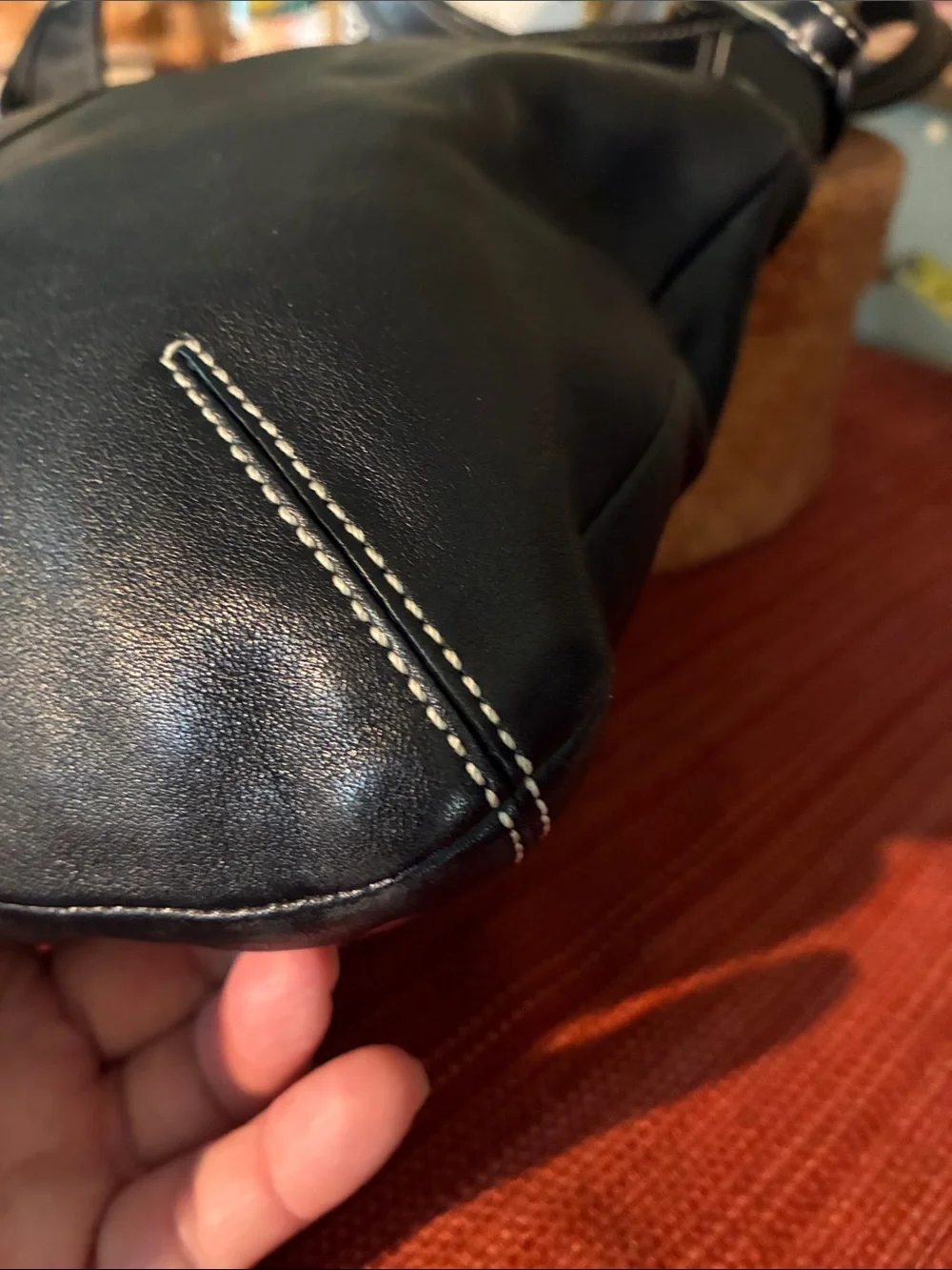 Coach Ergo HOBO Black Leather shoulder bag - Vintage 2006